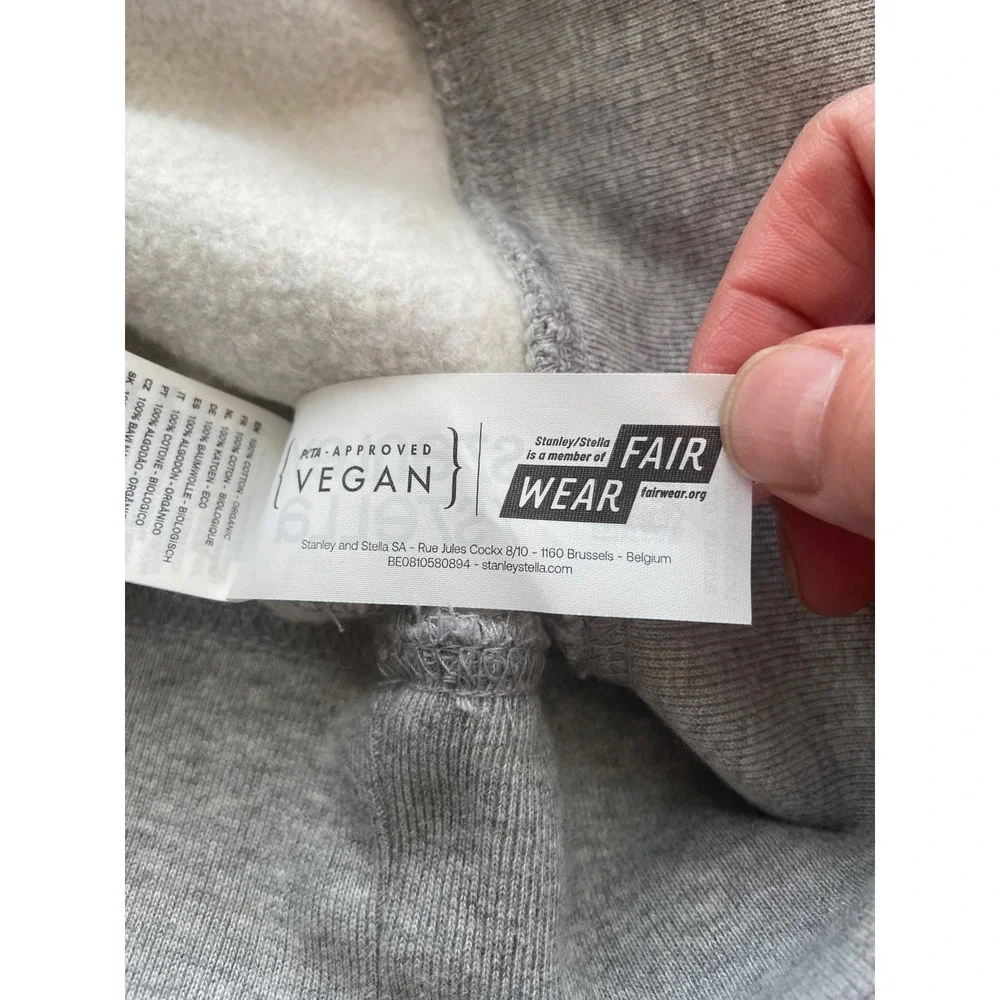 Stanley Stella PlayStation Grey Organic Cotton Sweatshirt Katakana Logo XXL